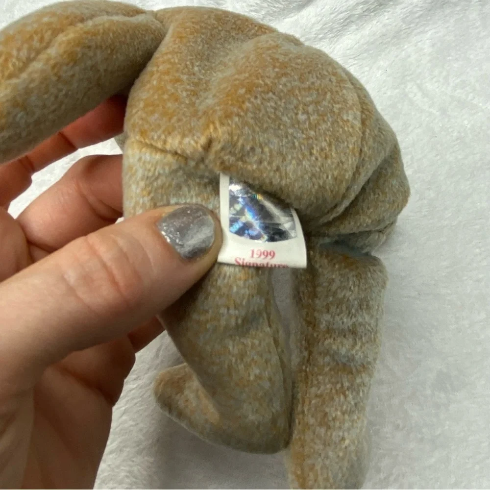 TY Beanie Babies 1999 Signature Bear - Original 1990s plush teddy bear 4228